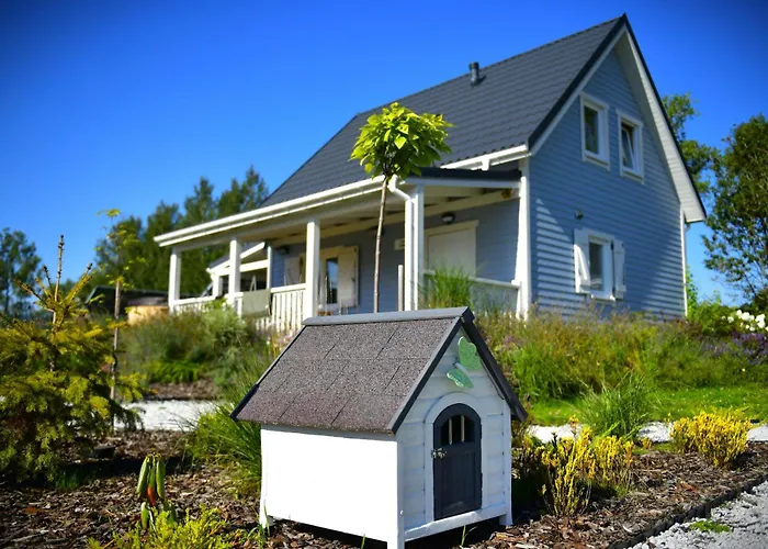 Prázdninový dům Osada Aurora Caloroczne Z Jacuzzi Z Widokiem Na Jezioro I Gory Miszkowice