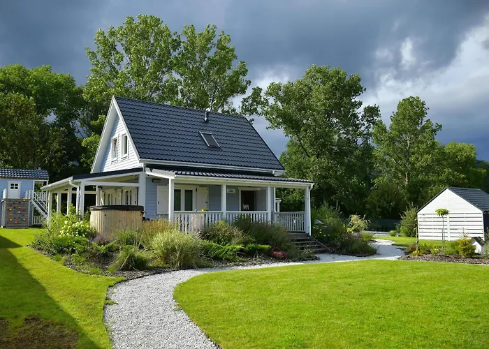 Osada Aurora Caloroczne Z Jacuzzi Z Widokiem Na Jezioro I Gory