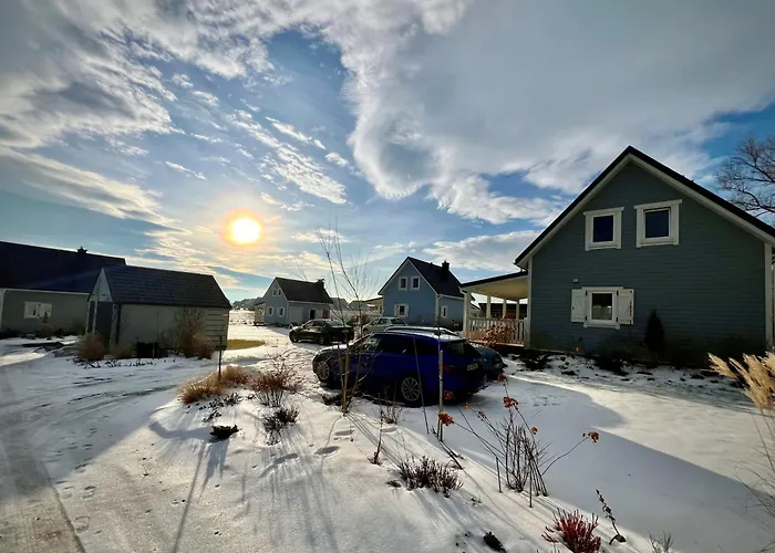 Prázdninový dům Osada Aurora Caloroczne Z Jacuzzi Z Widokiem Na Jezioro I Gory Miszkowice